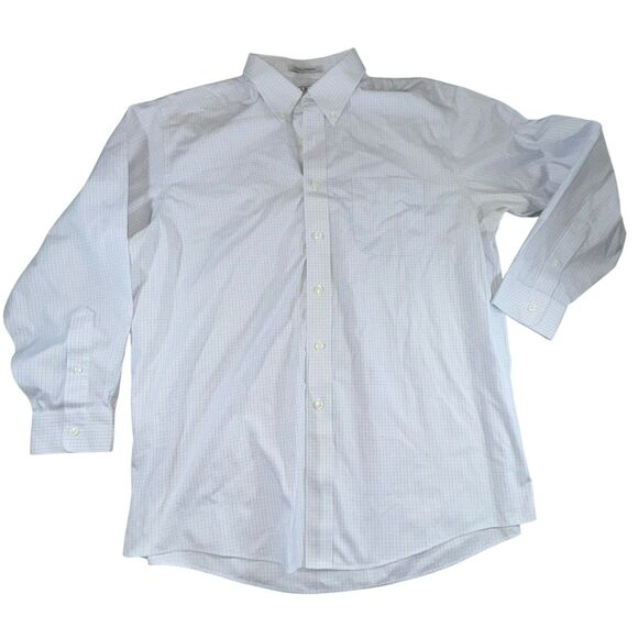 LL Bean Wrinkle Resistant Mens Long Sleeve Button Down Shirt |‎ 16 1/2 33 - Picture 1 of 11
